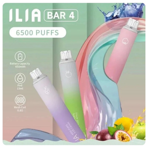 ilia拋棄式 ilia6500口拋棄式電子煙 ilia一次性電子煙 SP2S電子煙 新日期 10/03